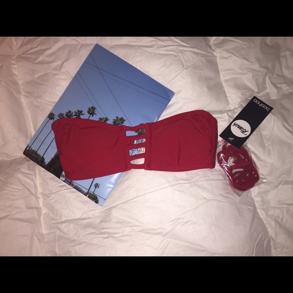 BRAND NEW Mix and Match Strap Bandeau Bikini Top